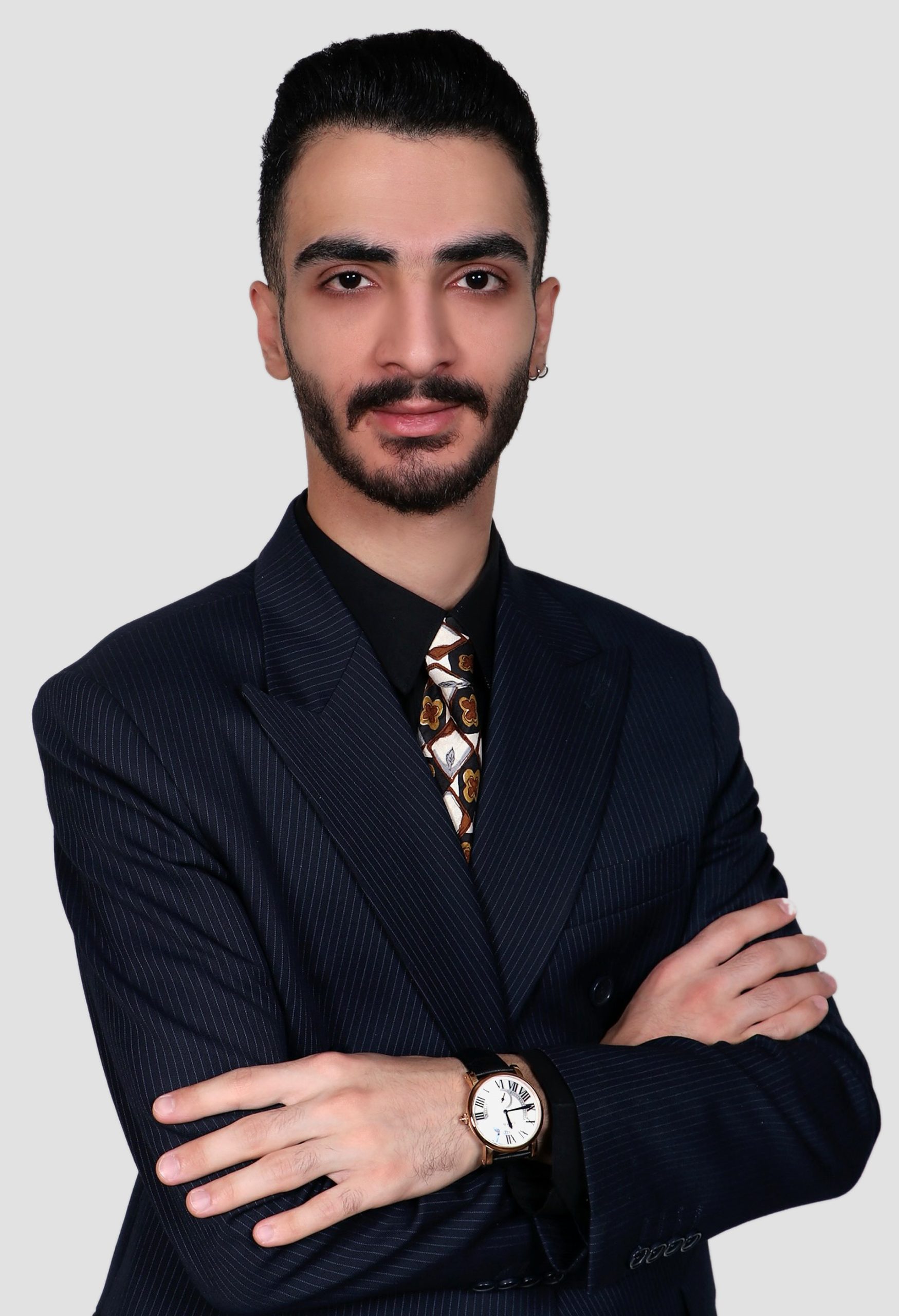 Professional portrait of Amirhossein Namazi in suit and tie – Amirhossein Namazi Resume