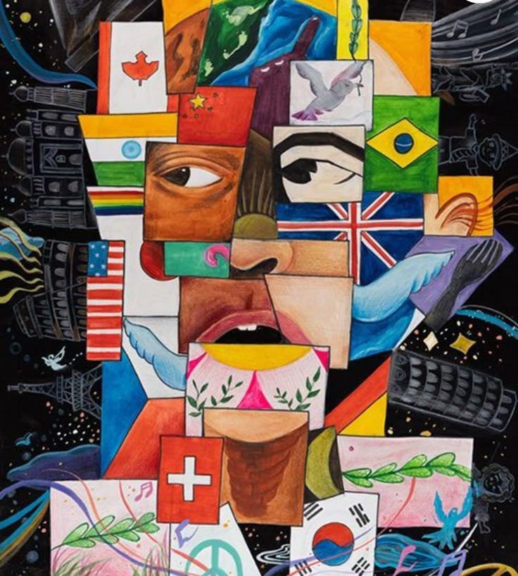 چهره انسانی ساخته‌شده از قطعات پازل که نماد همکاری، هم‌افزایی و کنار هم قرار گرفتن افراد برای ساختن تصویری کامل از زندگی است.